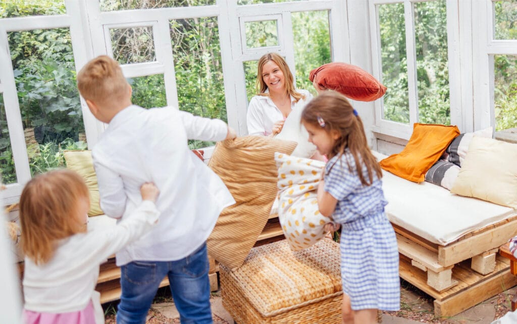 Happy Family having Fun