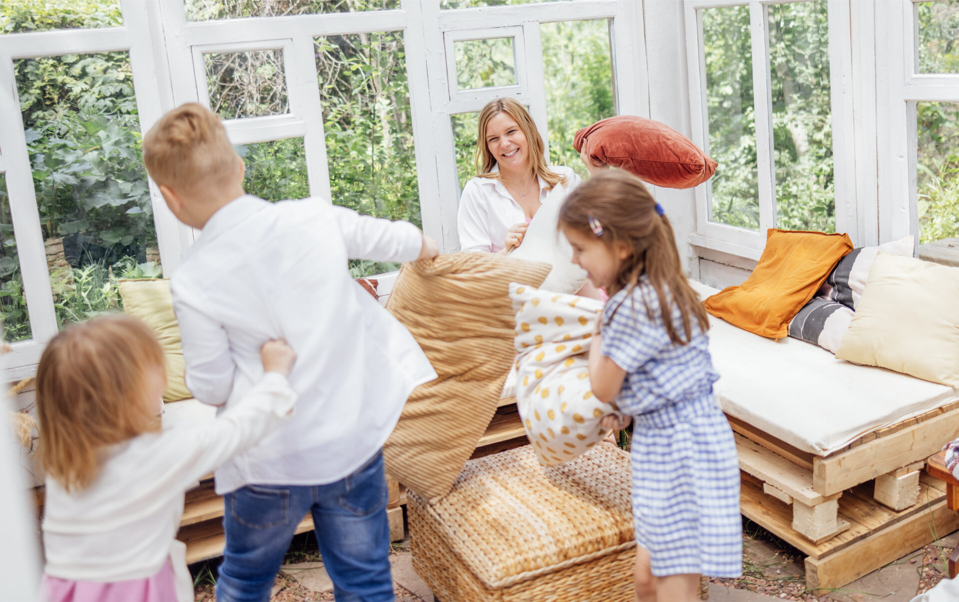 Happy Family having Fun